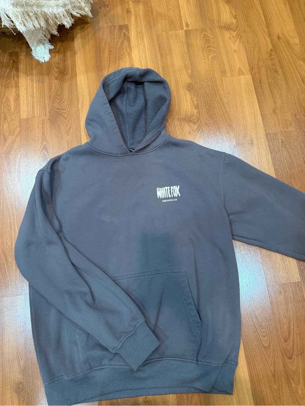 White Fox Boutique Charcoal Pullover Hoodie